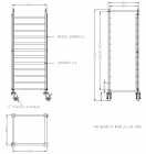 Regaalwagen Demontabel 2/1gn
